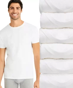 Men's Hanes Ultimate® 6-pack ComfortSoft Tees