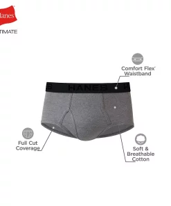 Men's Hanes Ultimate® 7-pack Full-Cut Briefs 12 Men's Hanes Ultimate® 7-pack Full-Cut Briefs -Mens Hanes Clothing Shop 1354786 ALT5