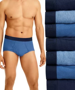 Men's Hanes Ultimate® 7-pack Full-Cut Briefs 9 Men's Hanes Ultimate® 7-pack Full-Cut Briefs -Mens Hanes Clothing Shop 1354786 Blue