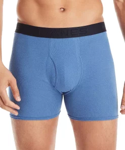 Men's Hanes Ultimate® 5-pack Exposed Waistband Boxer Brief -Mens Hanes Clothing Shop 1354794 ALT