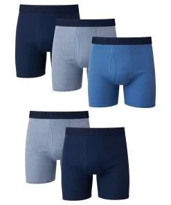 Men's Hanes Ultimate® 5-pack Exposed Waistband Boxer Brief -Mens Hanes Clothing Shop 1354794 ALT3