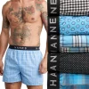 Men's Hanes Ultimate® 5-pack Plaid Woven Boxers 1 Men's Hanes Ultimate® 5-pack Plaid Woven Boxers -Mens Hanes Clothing Shop 1354811 Black Blue