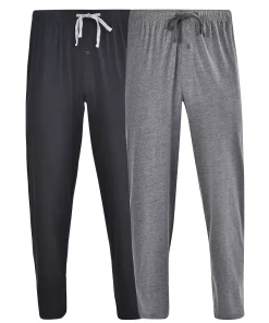 Big & Tall Hanes® 2-pack Solid Knit Pajama Pants