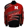 Men's Franchise Club Nebraska Cornhuskers Shred Twill Jacket -Mens Hanes Clothing Shop 2675353