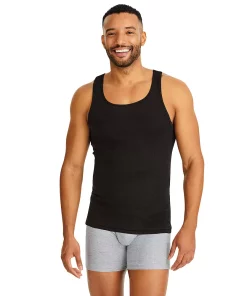Men's Hanes Ultimate® 6-pack Dyed A-Shirts