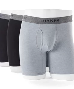 Big & Tall Hanes Ultimate® 3-pack Tagless Stretch Boxer Briefs
