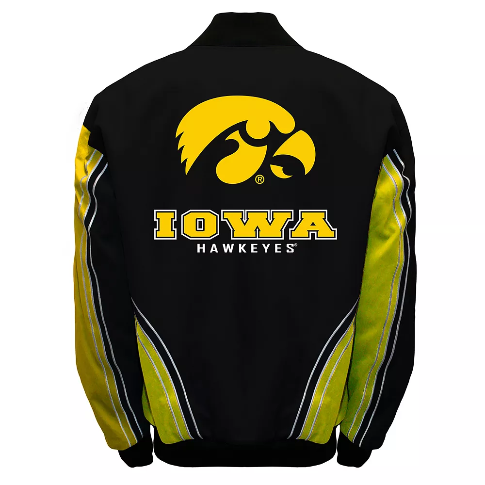 Men's Franchise Club Iowa Hawkeyes Warrior Twill Jacket 4 Men's Franchise Club Iowa Hawkeyes Warrior Twill Jacket - Image 2