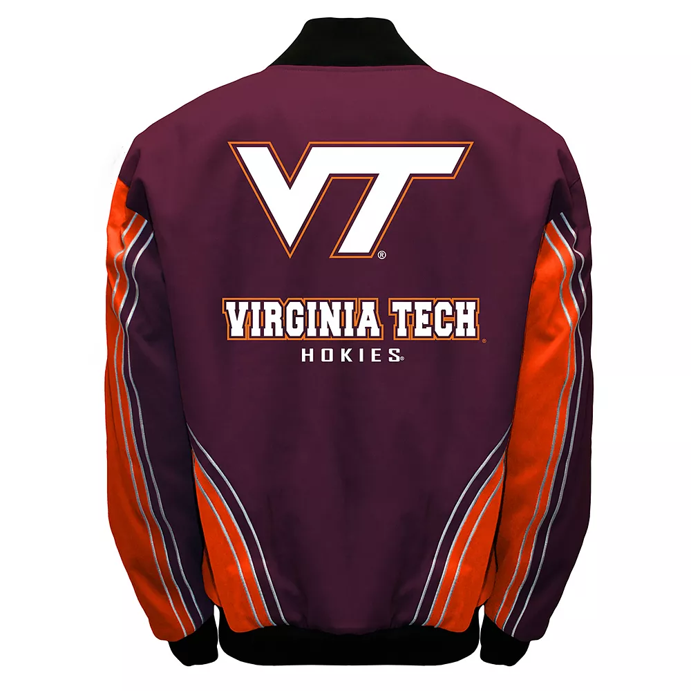 Men's Franchise Club Virginia Tech Hokies Warrior Twill Jacket 4 Men's Franchise Club Virginia Tech Hokies Warrior Twill Jacket - Image 2