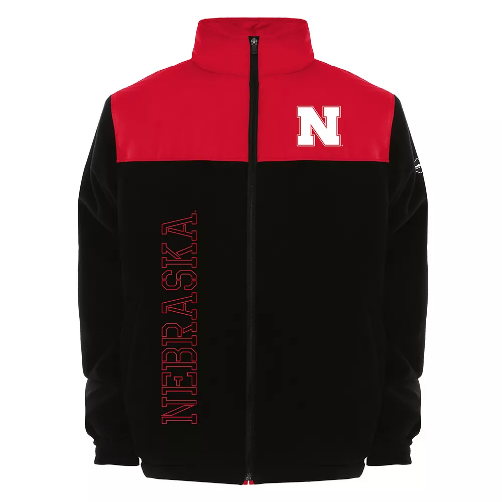 Men's Franchise Club Nebraska Cornhuskers Alpine Reversible Jacket 4 Men's Franchise Club Nebraska Cornhuskers Alpine Reversible Jacket - Image 2