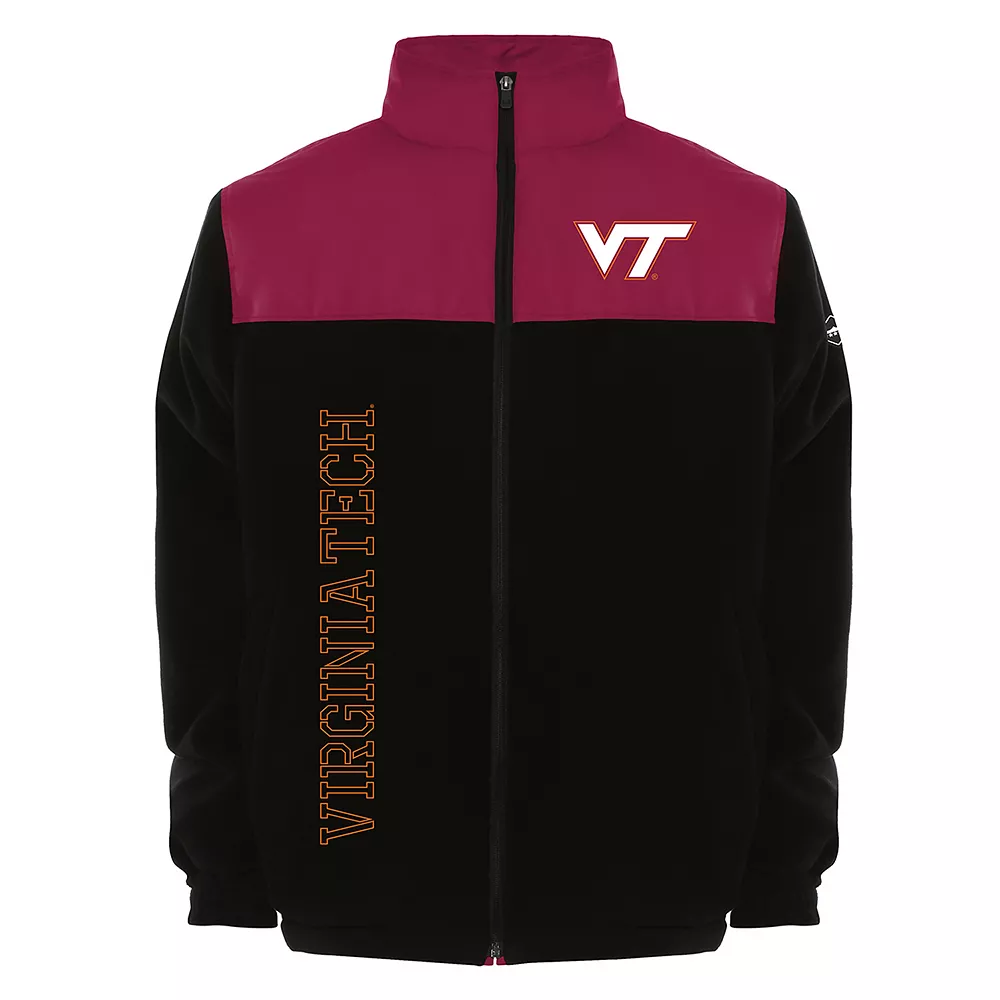 Men's Franchise Club Virginia Tech Hokies Alpine Reversible Jacket 4 Men's Franchise Club Virginia Tech Hokies Alpine Reversible Jacket - Image 2