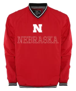 Men's Franchise Club Nebraska Cornhuskers Trainer Windshell Pullover