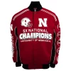 Men's Franchise Club Nebraska Cornhuskers Commemorative Varsity Jacket -Mens Hanes Clothing Shop 2788442