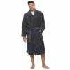 Men's Hanes Ultimate® Plush Soft Touch Robe -Mens Hanes Clothing Shop 2990604 Charcoal