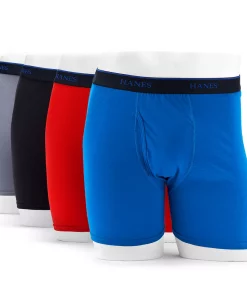 Big & Tall Hanes® 4-pack ComfortBlend Fresh IQ Tagless Boxer Briefs