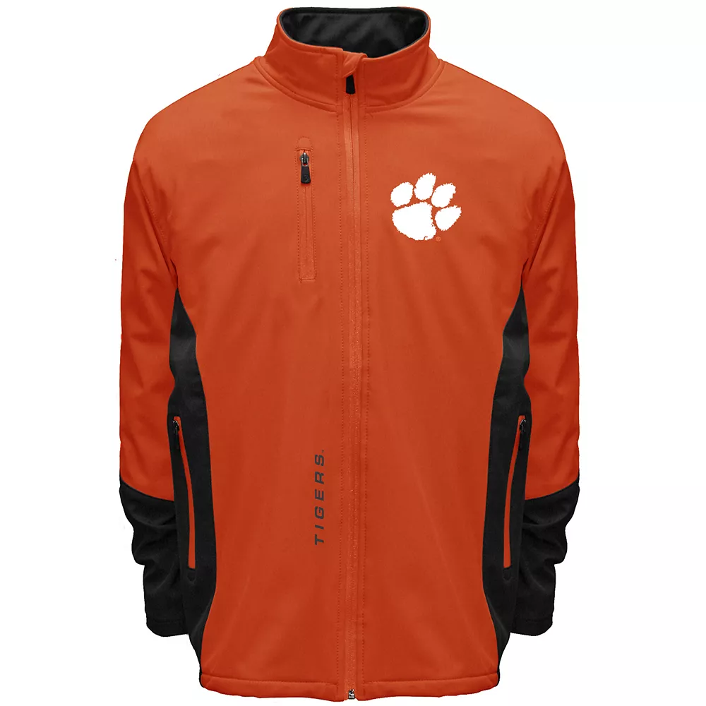 Men's Franchise Club Clemson Tigers Apex Softshell Jacket 3 Men's Franchise Club Clemson Tigers Apex Softshell Jacket