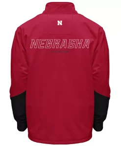 Men's Franchise Club Nebraska Cornhuskers Apex Softshell Jacket -Mens Hanes Clothing Shop 3120846 ALT