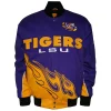 Men's Franchise Club LSU Tigers Hot Route Twill Jacket -Mens Hanes Clothing Shop 3121661