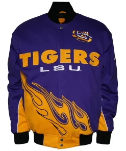 Men's Franchise Club LSU Tigers Hot Route Twill Jacket