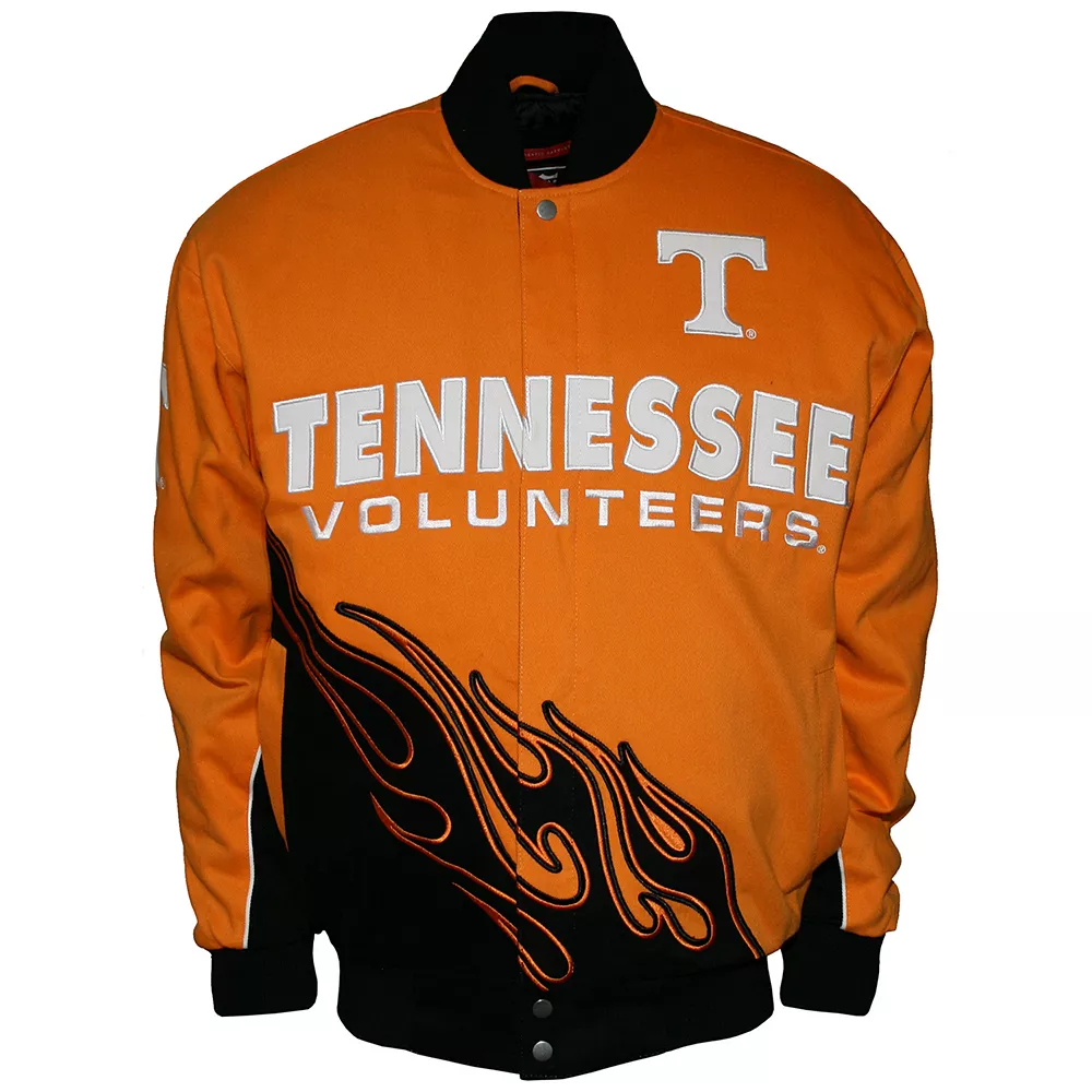Men's Franchise Club Tennessee Volunteers Hot Route Twill Jacket 3 Men's Franchise Club Tennessee Volunteers Hot Route Twill Jacket