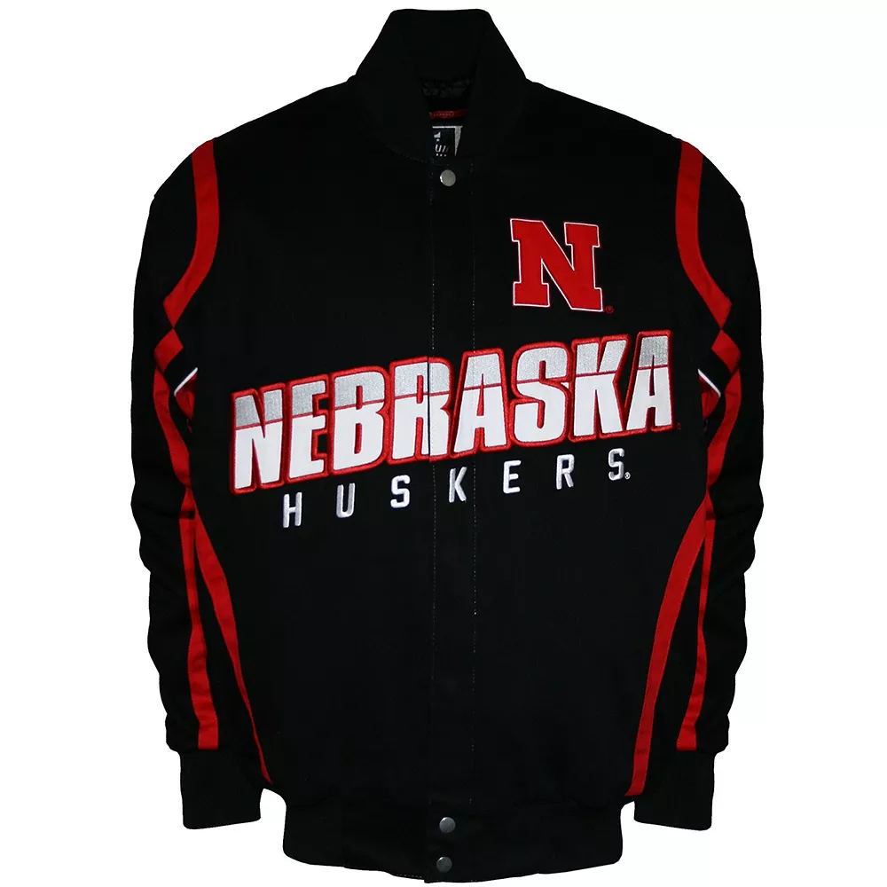 Men's Franchise Club Nebraska Cornhuskers Select Twill Jacket 3 Men's Franchise Club Nebraska Cornhuskers Select Twill Jacket