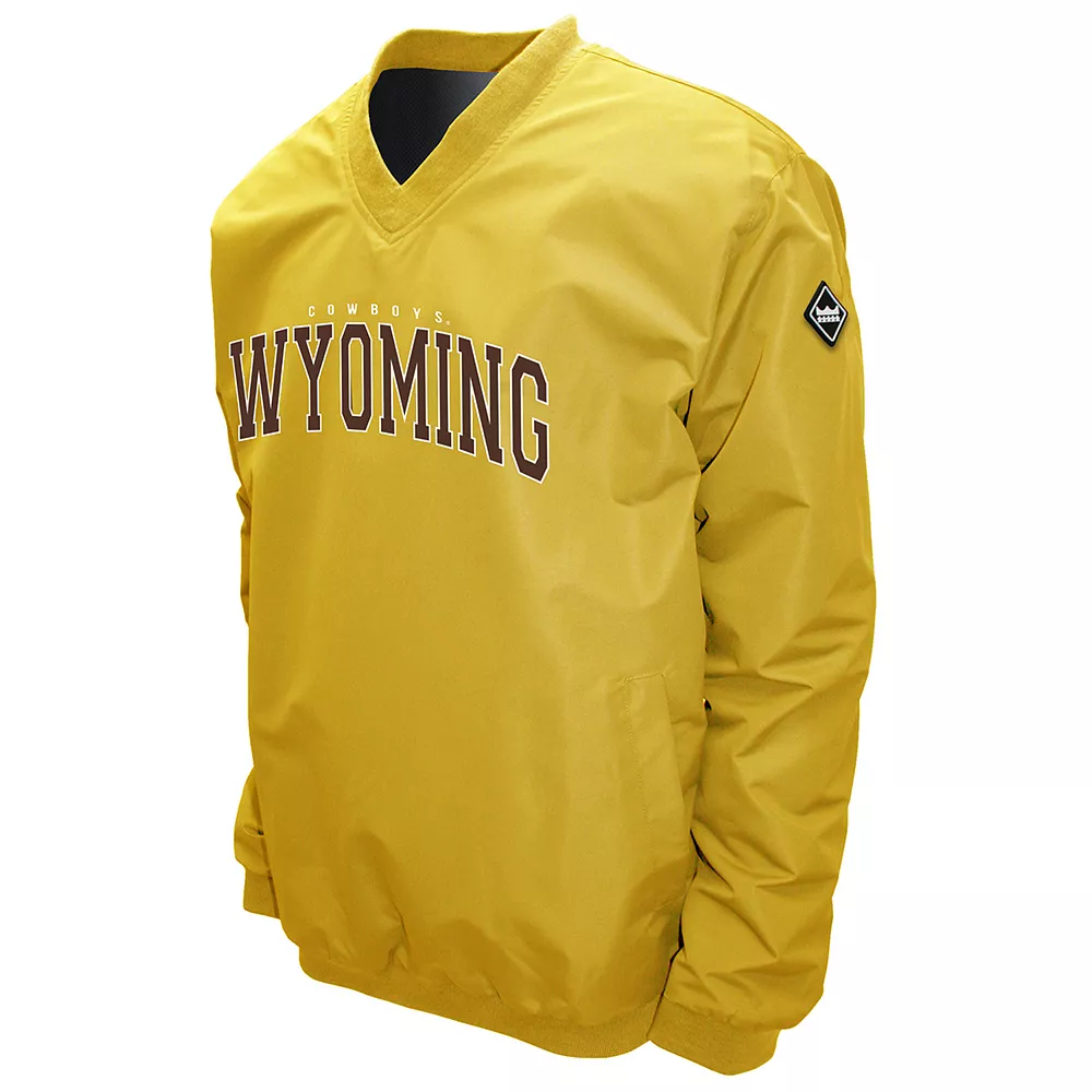 Men's Franchise Club Wyoming Cowboys Windshell Pullover 3 Men's Franchise Club Wyoming Cowboys Windshell Pullover