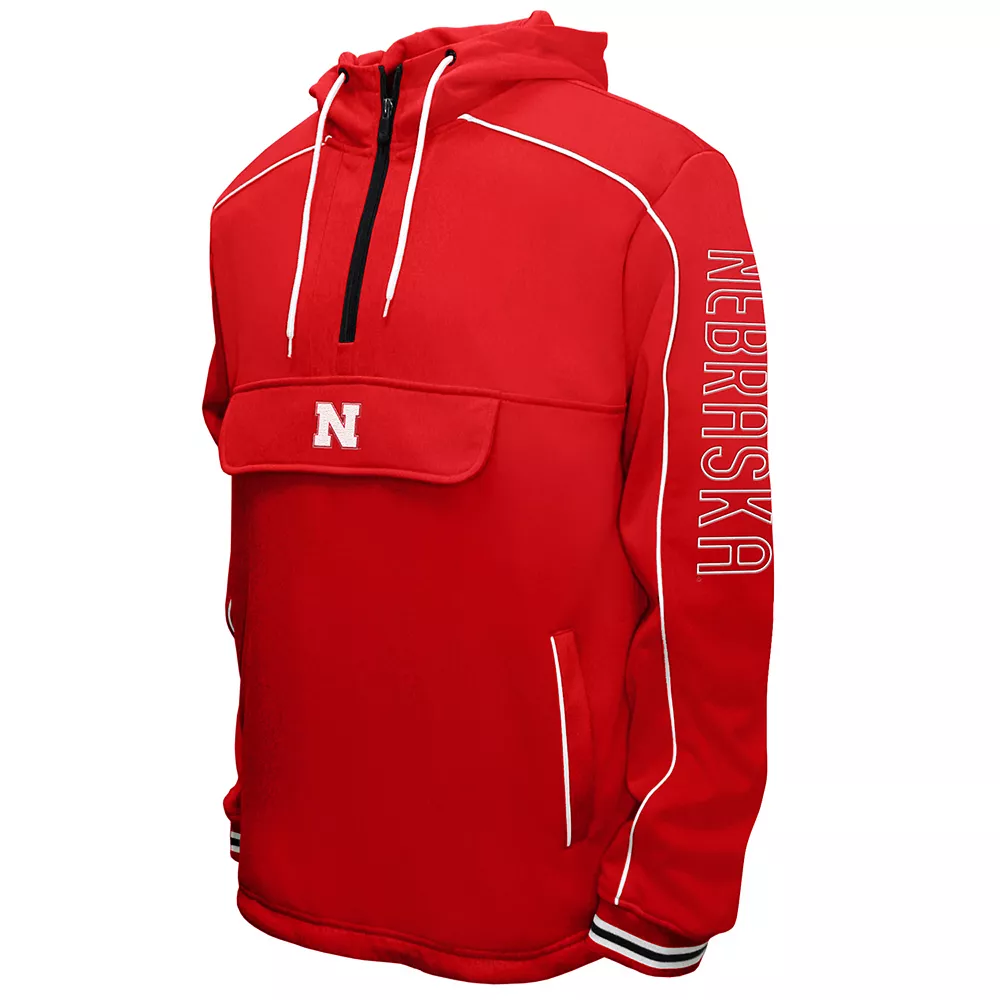 Men's Franchise Club Nebraska Cornhuskers Edge Anorak Pullover 3 Men's Franchise Club Nebraska Cornhuskers Edge Anorak Pullover