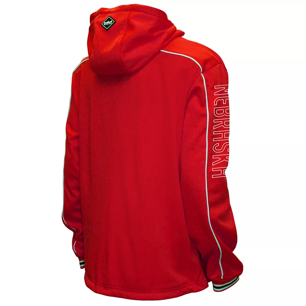 Men's Franchise Club Nebraska Cornhuskers Edge Anorak Pullover 4 Men's Franchise Club Nebraska Cornhuskers Edge Anorak Pullover - Image 2