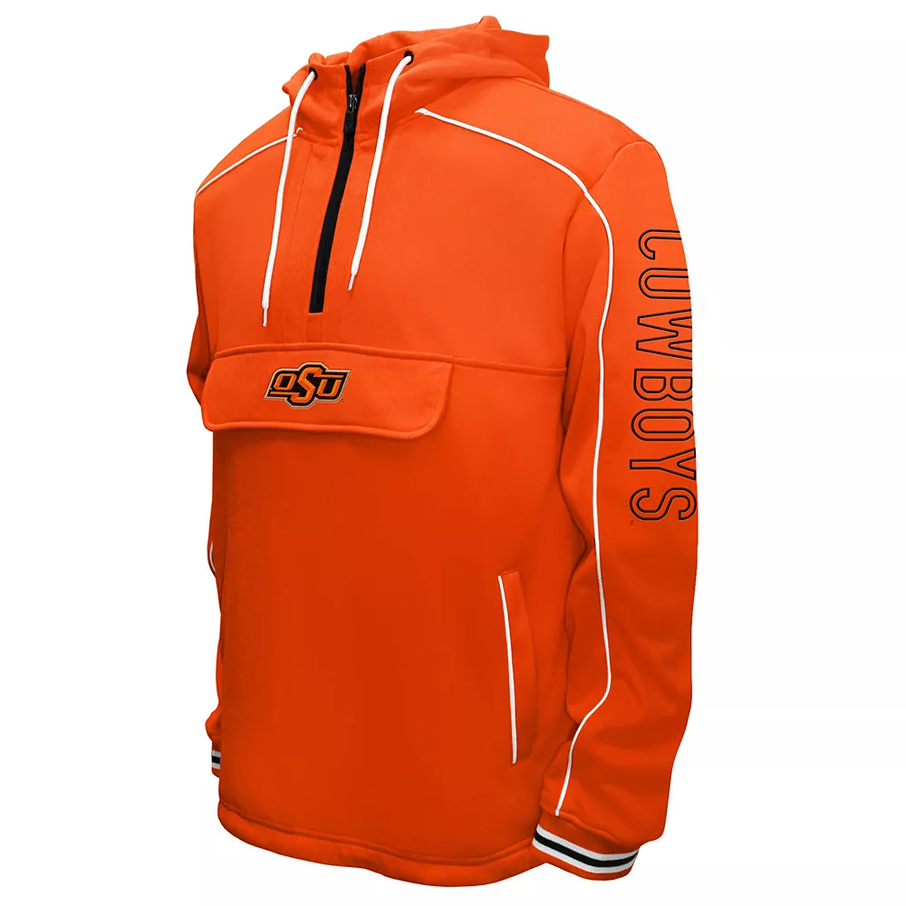 Men's Franchise Club Oklahoma State Cowboys Edge Anorak Pullover 3 Men's Franchise Club Oklahoma State Cowboys Edge Anorak Pullover