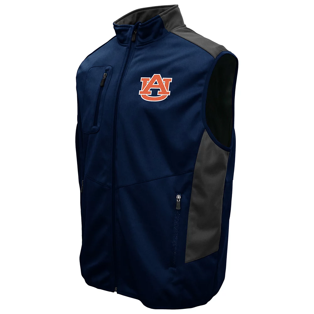 Men's Franchise Club Auburn Tigers Peak Softshell Vest 3 Men's Franchise Club Auburn Tigers Peak Softshell Vest