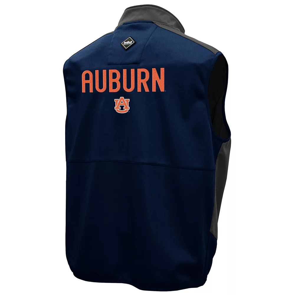 Men's Franchise Club Auburn Tigers Peak Softshell Vest 4 Men's Franchise Club Auburn Tigers Peak Softshell Vest - Image 2