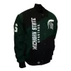 Men's Franchise Club Michigan State Spartans 4th Down 4-in-1 Twill Jacket -Mens Hanes Clothing Shop 3537710