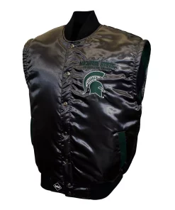 Men's Franchise Club Michigan State Spartans 4th Down 4-in-1 Twill Jacket -Mens Hanes Clothing Shop 3537710 ALT4