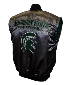 Men's Franchise Club Michigan State Spartans 4th Down 4-in-1 Twill Jacket -Mens Hanes Clothing Shop 3537710 ALT5