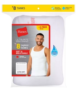 Men's Hanes Ultimate® 7-pack +1 Bonus ComfortSoft Tanks -Mens Hanes Clothing Shop 3750524 ALT2