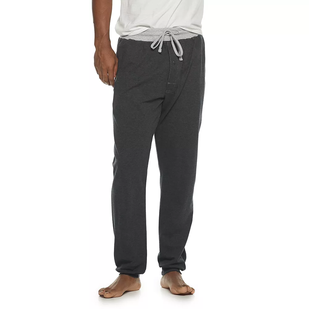Men's Hanes® 1901 Heritage French Terry Pajama Jogger Pants 4 Men's Hanes® 1901 Heritage French Terry Pajama Jogger Pants - Image 2