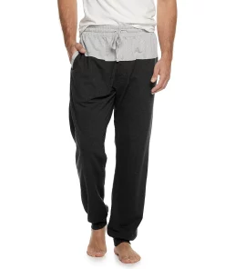 Men's HanesĀ® 1901 French Terry Pajama Jogger Pants