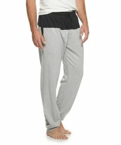 Men's Hanes® 1901 French Terry Pajama Jogger Pants -Mens Hanes Clothing Shop 3882467 Gray