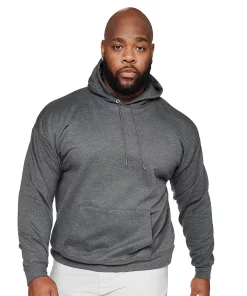 Big & Tall Hanes® EcoSmart Fleece Hoodie 17 Big & Tall Hanes® EcoSmart Fleece Hoodie -Mens Hanes Clothing Shop 4206505 Charcoal Heather