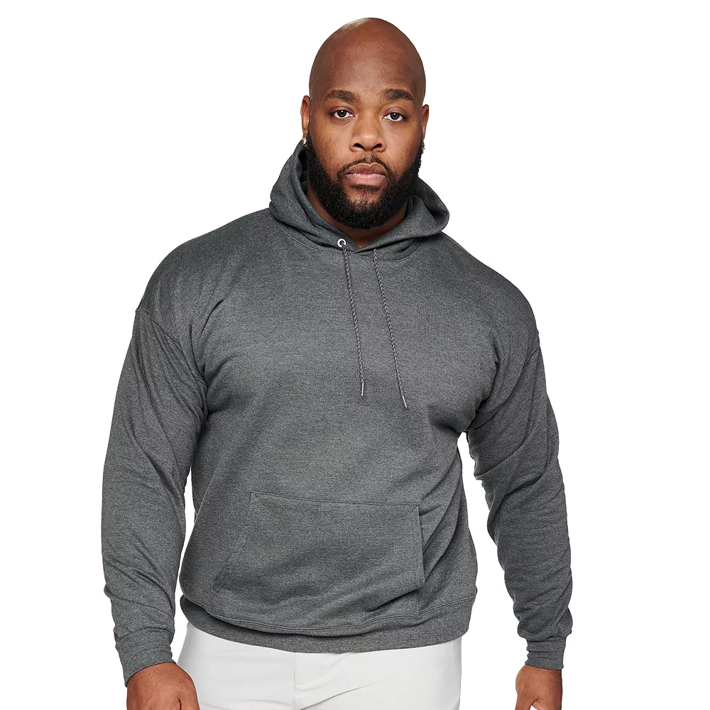 Big & Tall Hanes® EcoSmart Fleece Hoodie 7 Big & Tall Hanes® EcoSmart Fleece Hoodie - Image 5
