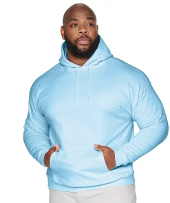 Big & Tall Hanes® EcoSmart Fleece Hoodie 22 Big & Tall Hanes® EcoSmart Fleece Hoodie -Mens Hanes Clothing Shop 4206505 Light Blue