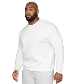 Big & Tall Hanes® EcoSmart Fleece Sweatshirt -Mens Hanes Clothing Shop 4206506 Ash