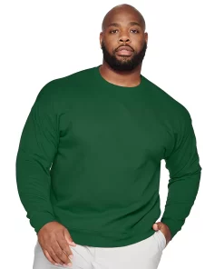 Big & Tall Hanes® EcoSmart Fleece Sweatshirt -Mens Hanes Clothing Shop 4206506 Deep Forest