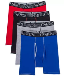 Men's Hanes® 4-pack Sport X-Temp Comfort Boxer Briefs 10 Men's Hanes® 4-pack Sport X-Temp Comfort Boxer Briefs -Mens Hanes Clothing Shop 4260103 ALT