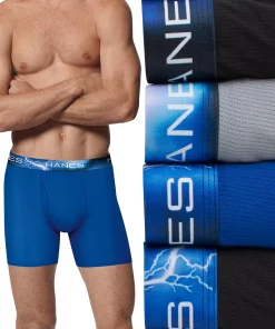 Men's Hanes® 4-pack Sport X-Temp Air Mesh Boxer Briefs