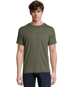 Men's Hanes® Eco Tri-Blend Fresh IQ Crewneck Pajama Tee 18 Men's Hanes® Eco Tri-Blend Fresh IQ Crewneck Pajama Tee -Mens Hanes Clothing Shop 4260215 Miltary Green