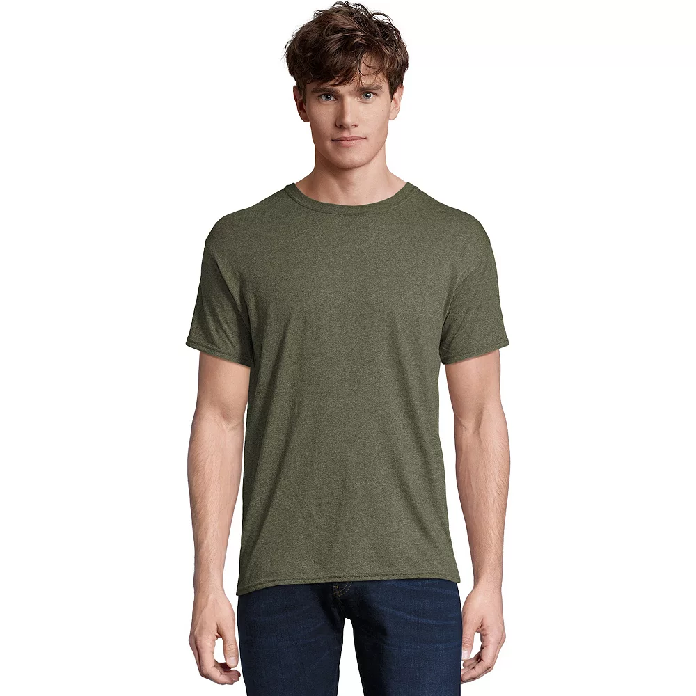 Men's Hanes® Eco Tri-Blend Fresh IQ Crewneck Pajama Tee 8 Men's Hanes® Eco Tri-Blend Fresh IQ Crewneck Pajama Tee - Image 6