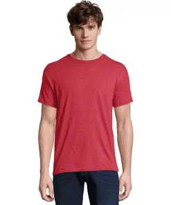 Men's Hanes® Eco Tri-Blend Fresh IQ Crewneck Pajama Tee 20 Men's Hanes® Eco Tri-Blend Fresh IQ Crewneck Pajama Tee -Mens Hanes Clothing Shop 4260215 Red Triblend