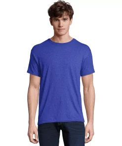 Men's Hanes® Eco Tri-Blend Fresh IQ Crewneck Pajama Tee 16 Men's Hanes® Eco Tri-Blend Fresh IQ Crewneck Pajama Tee -Mens Hanes Clothing Shop 4260215 Royal Triblend