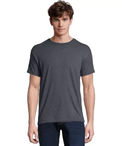 Men's Hanes® Eco Tri-Blend Fresh IQ Crewneck Pajama Tee 19 Men's Hanes® Eco Tri-Blend Fresh IQ Crewneck Pajama Tee -Mens Hanes Clothing Shop 4260215 Slate Triblend