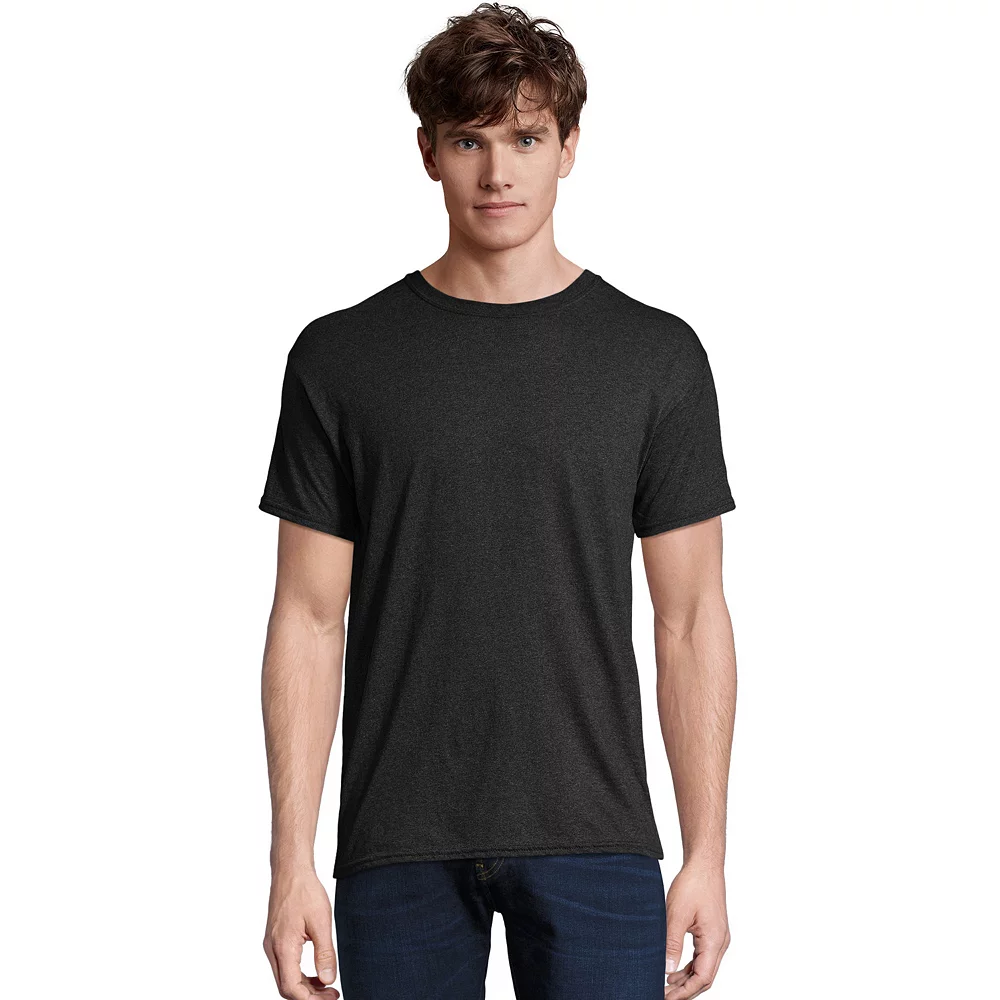 Men's Hanes® Eco Tri-Blend Fresh IQ Crewneck Pajama Tee 4 Men's Hanes® Eco Tri-Blend Fresh IQ Crewneck Pajama Tee - Image 2